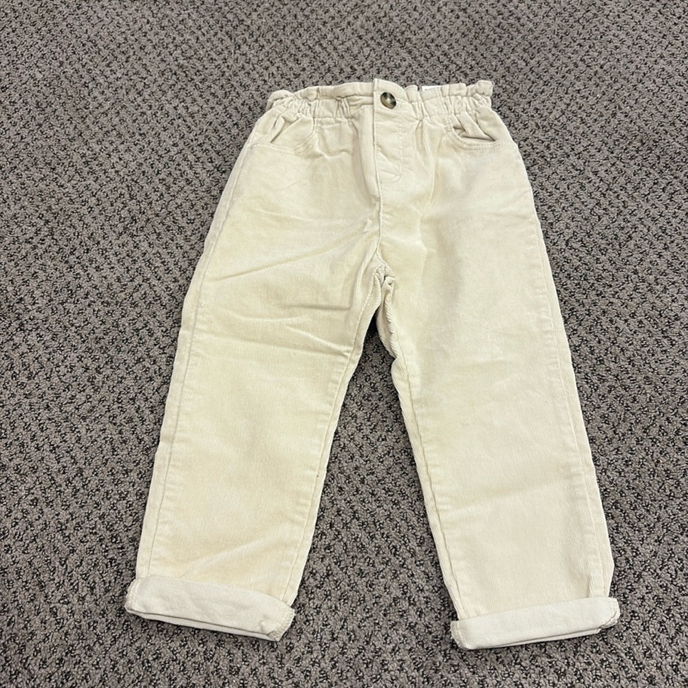 NWT Zara 3-4 Years Paperbag Pants